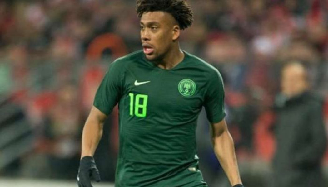 Alex Iwobi reveals happiest moments of his career in national team shirt