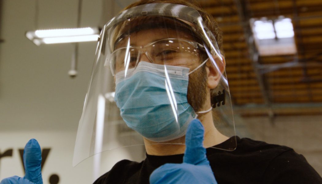 Amazon engineers develop face shields for frontline workers