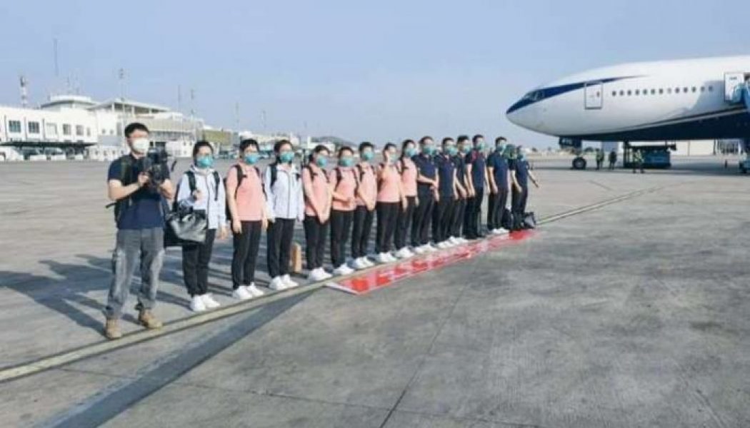 CCECC: 15 Chinese medical experts are in our care