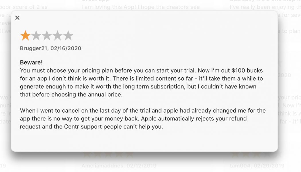 Chris Hemsworth’s workout app has been surprising people with $99 subscription charges