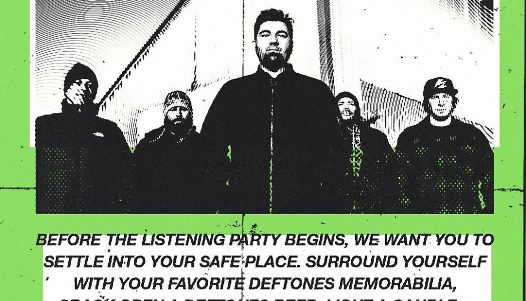 Deftones Hosting Diamond Eyes 10th Anniversary Listening Party