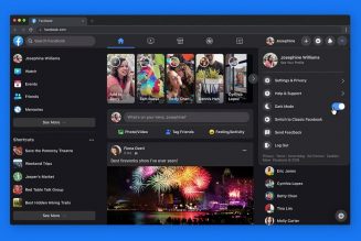 Facebook’s redesigned desktop site with dark mode is now available everywhere