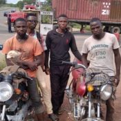 Four arrested in Abeokuta for riding bike from Minna