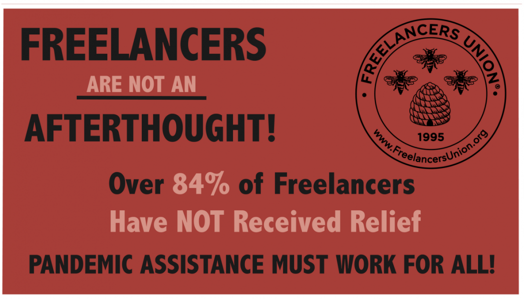 Freelancers Union Reports 84% of Applicants Have Yet to Receive Financial Assistance