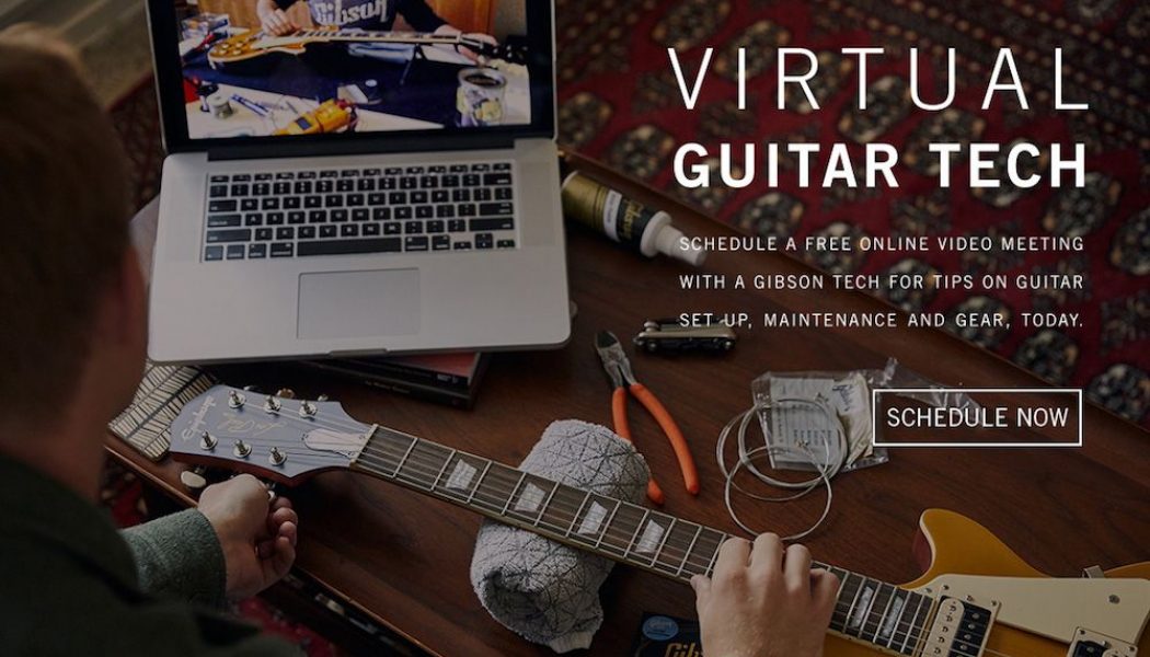 Gibson Offering Free Virtual Guitar Tune-Ups for Quarantined Musicians