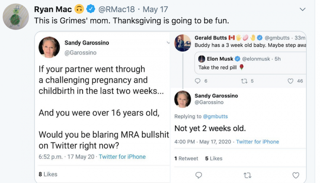 Grimes’ Mom Calls Out Elon Musk Over “Red Pill” Comment