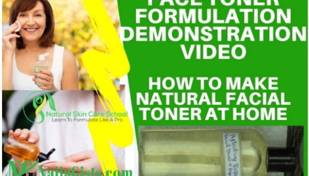 How To Make Your Own Professional All Natural Face Toner At Home