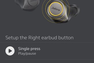 Jabra rolls out customizable controls and a hearing test for Elite 75t earbuds