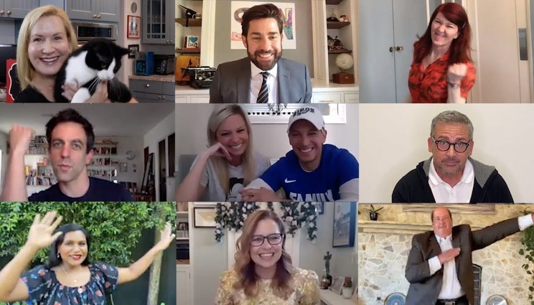 John Krasinski Reunites The Office Cast for Amazing Virtual Wedding: Watch