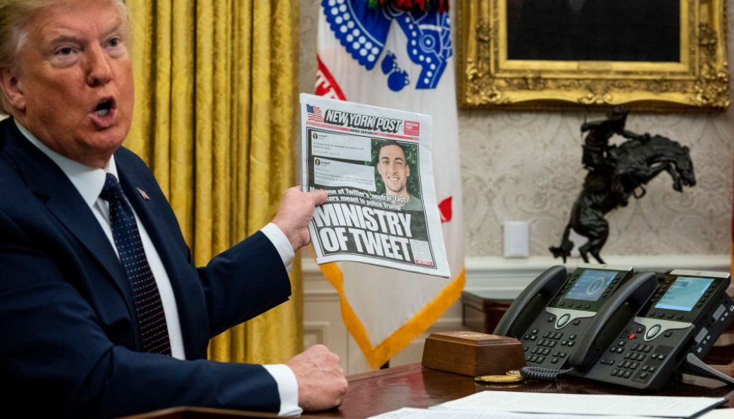 Man-Child Donald Trump Reacts BIGLY By Signing “Useless” Excutive Order That Targets Social Media