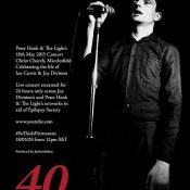 Peter Hook to Stream Concert Film Featuring Joy Division’s Entire Catalog