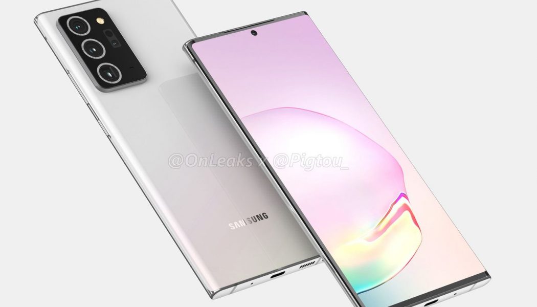 Samsung Galaxy Note 20 Plus renders suggest a slightly bigger screen and much bigger camera bump