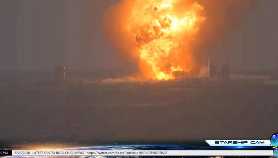 SpaceX loses another Starship prototype in massive explosion