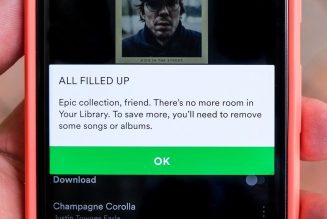 Spotify finally removes its 10,000-song library limit