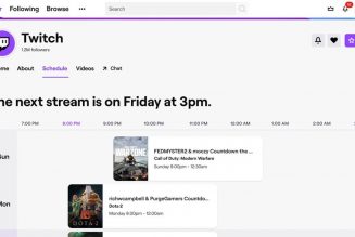 Twitch’s channel pages get a new look
