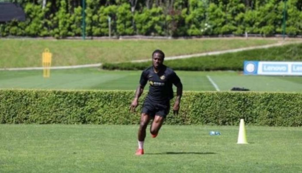 Victor Moses delighted to be back in training