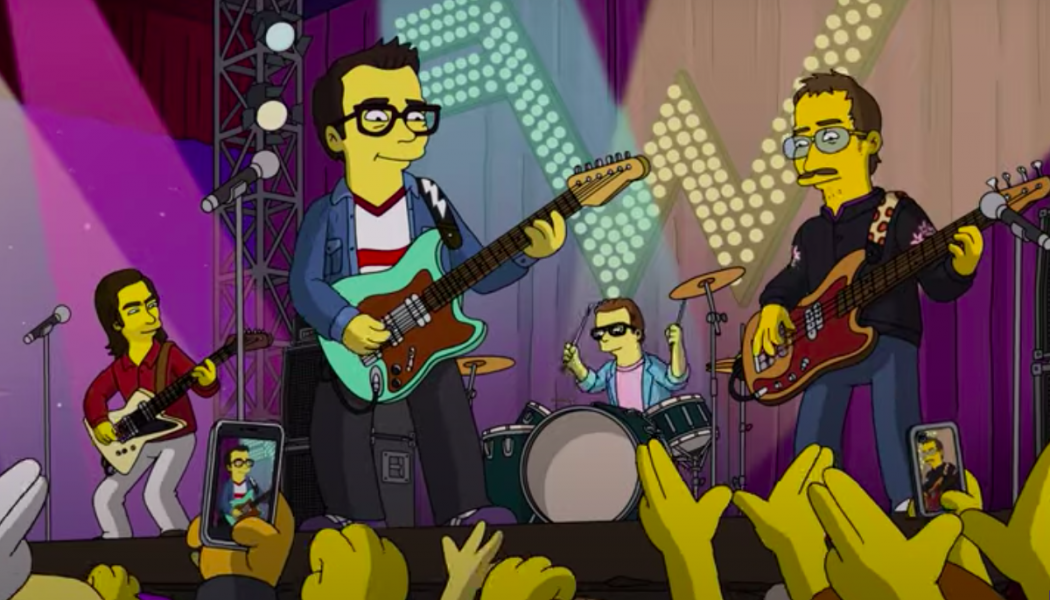 Weezer Will Appear on The Simpsons This Weekend