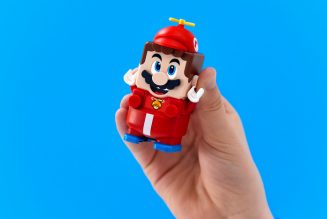 You can buy swappable outfits for Lego’s Super Mario