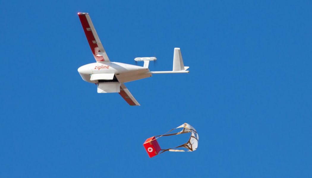 Zipline’s drones are delivering medical supplies and PPE in North Carolina