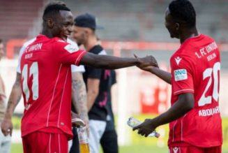 Anthony Ujah, Suleiman Abdullahi end the season with goals for Union Berlin