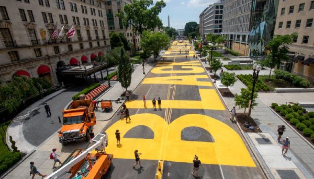 D.C. Mayor Muriel Bowser Commissions Black Lives Matter Artwork In Front Of White House