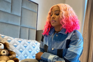 DJ Cuppy receives signed Manchester United jerseys from Ighalo as she joins the club