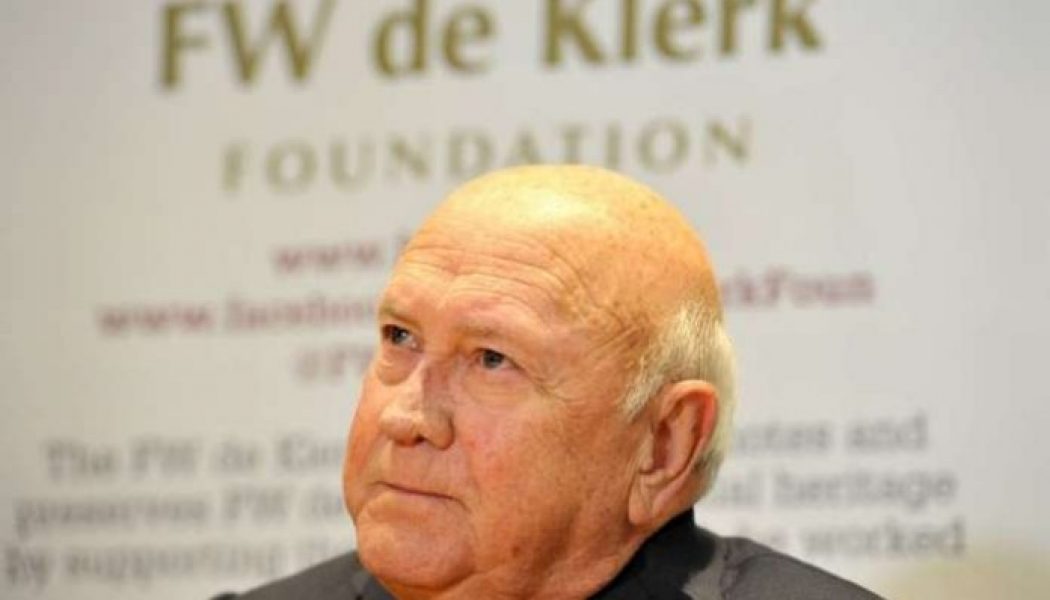 Former South African president withdraws from US rights talk