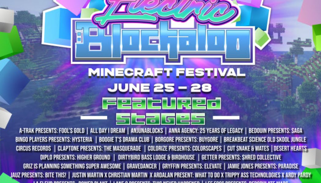 Getter’s Shred Collective to Host Stage at Minecraft Festival “Electric Blockaloo”