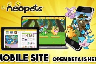Neopets is launching open beta for a new mobile site