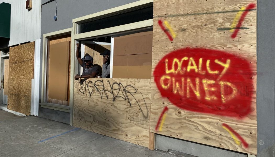 The protest was peaceful — then the cops arrived