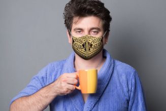 This Mask Really Ties Your Face Together