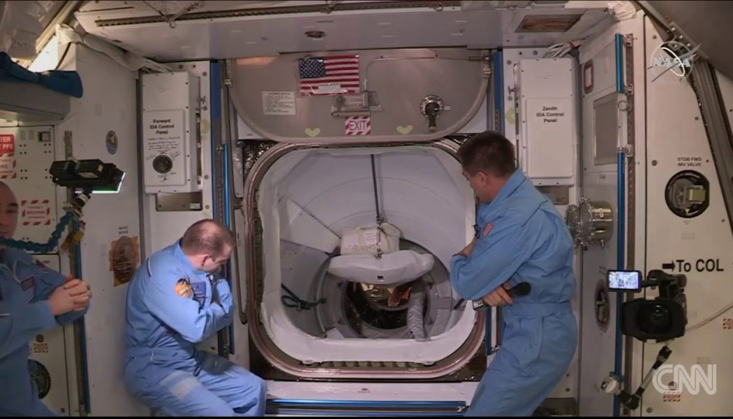 WATCH: SpaceX’s Crew Dragon Astronauts Enter International Space Station