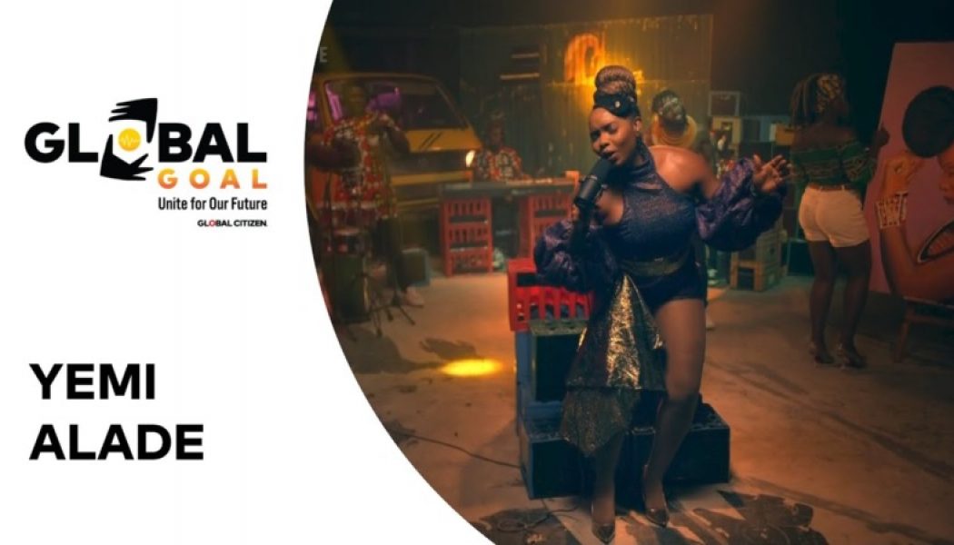 WATCH: Yemi Alade Brightens the ‘Global Goal: Unite for Our Future’ Stage As She Performs “Shekere”