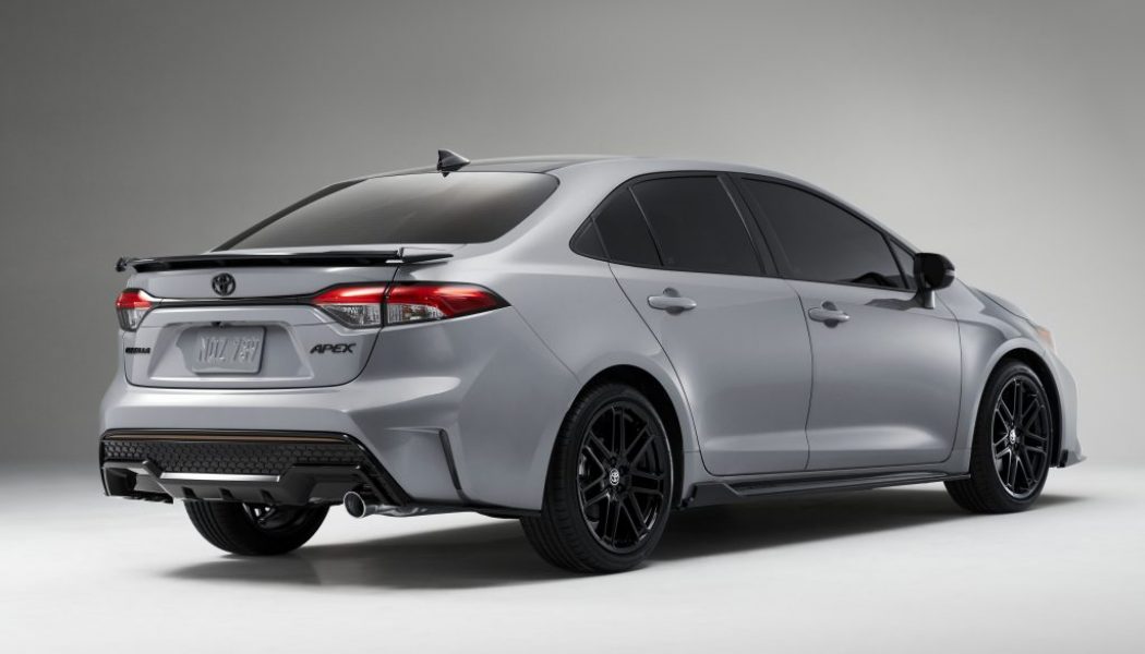 2021 Toyota Corolla Apex Edition Adds Style but No Extra Horsepower