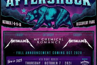 Aftershock Festival 2021: Metallica and My Chemical Romance to Headline