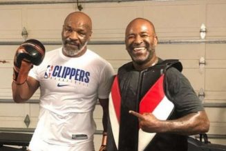 Anthony Joshua warns Mike Tyson not to eye heavyweight division