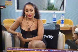 BBNaija Party: Kiddwaya touches Erica’s breasts on the dance floor