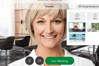 Cisco’s Webex videoconferencing software now lets you set virtual backgrounds