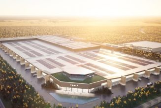 Elon Musk Shares 3D Rendering of New Tesla Factory with “Rave Space on the Roof”