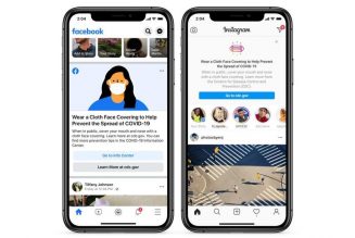 Facebook and Instagram Now Remind Users to Wear ‘Face Coverings’