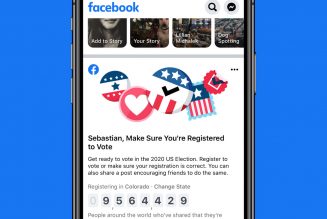 Facebook will pin voting registration links to the top of the News Feed for all US voters