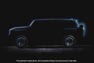 GM teases Hummer EV truck and SUV ahead of new late 2020 reveal date