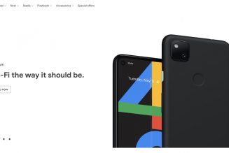 Google just put a photo of the Pixel 4A on its store