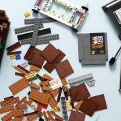 Lego made a 2,600-piece replica of playing Mario on the NES
