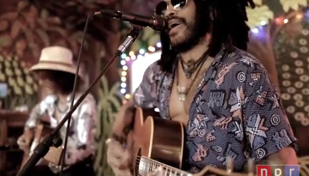 Lenny Kravitz Calls Fans to Consider ‘What Side of History You Standing On?’ on NPR Tiny Desk