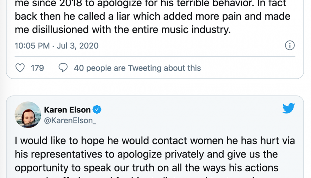 Mandy Moore and Karen Elson Respond to Ryan Adams’ Recent Public Apology
