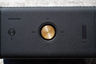 Marshall’s Emberton is a basic but brilliant Bluetooth speaker