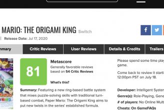 Metacritic stops letting you review games on the day they’re released