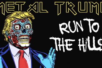 Metal Trump Sings Iron Maiden’s “Run to the Hills” and It’s Terrifying: Watch