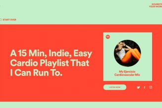 Spotify will now make you a custom workout playlist